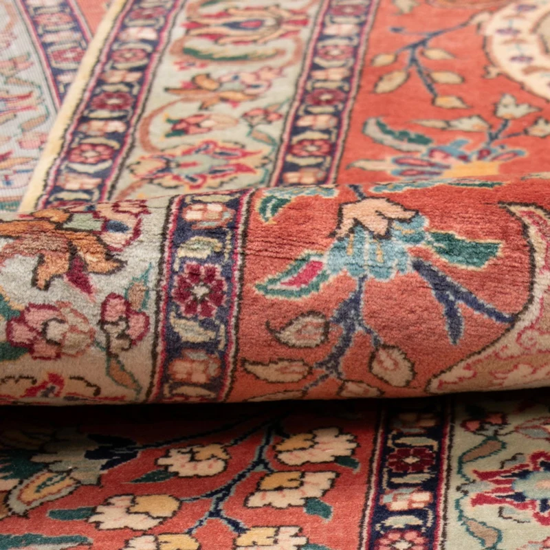 Täbriz - 50 Raj Teppich 350x486cm - Perserteppich - beige