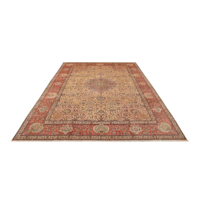 Täbriz - 50 Raj Teppich 350x486cm - Perserteppich - beige