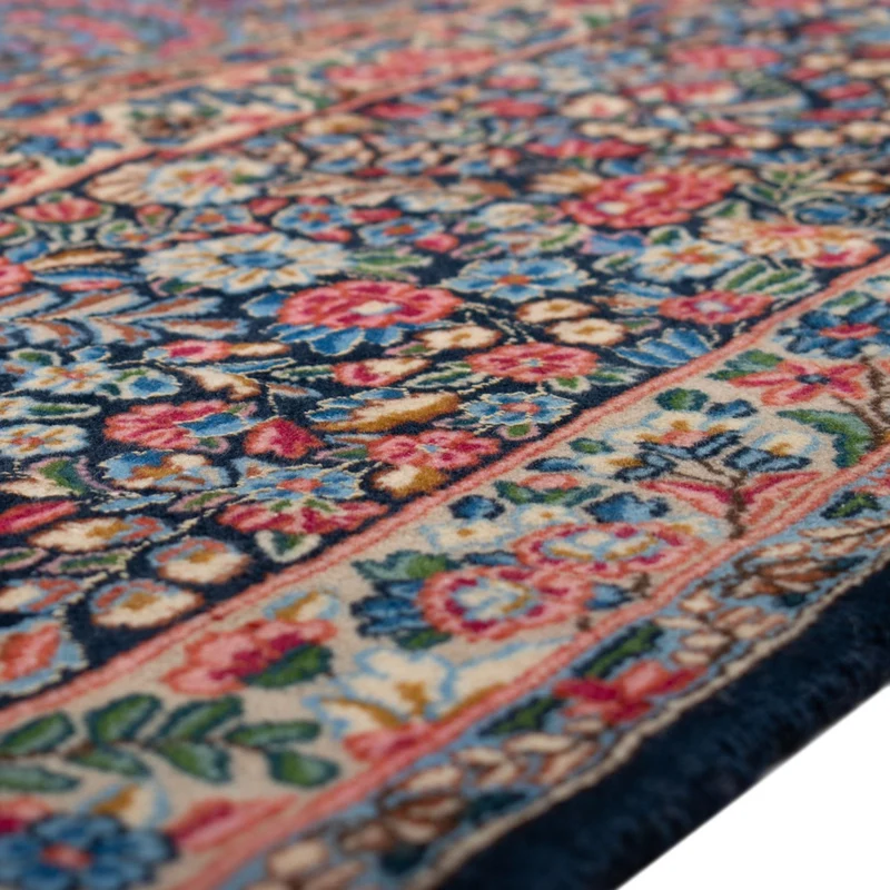 Rafsanjan Teppich 345x494cm - Perserteppich - blau