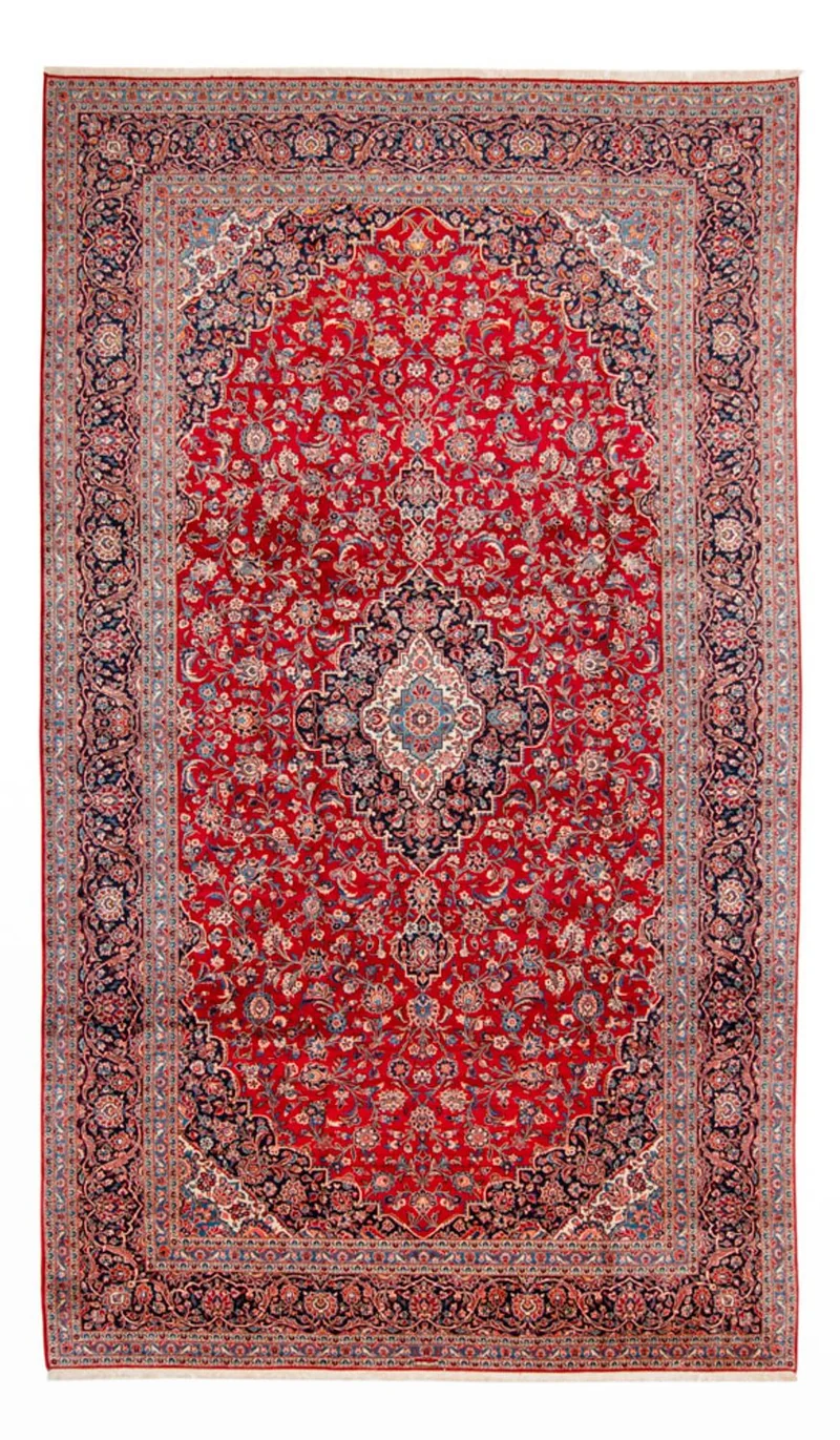 Keshan Teppich 302x525cm - Perserteppich - rot
