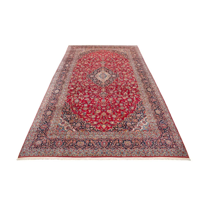 Keshan Teppich 302x525cm - Perserteppich - rot