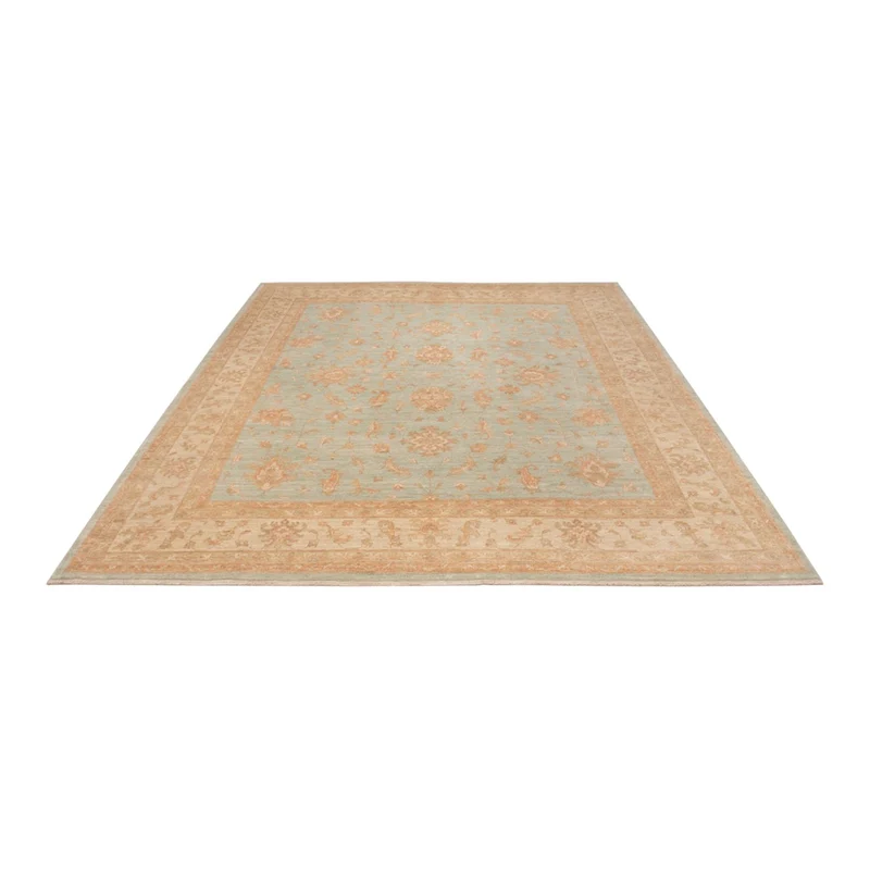 Ziegler Teppich 242x302cm - Orientteppich - hellblau