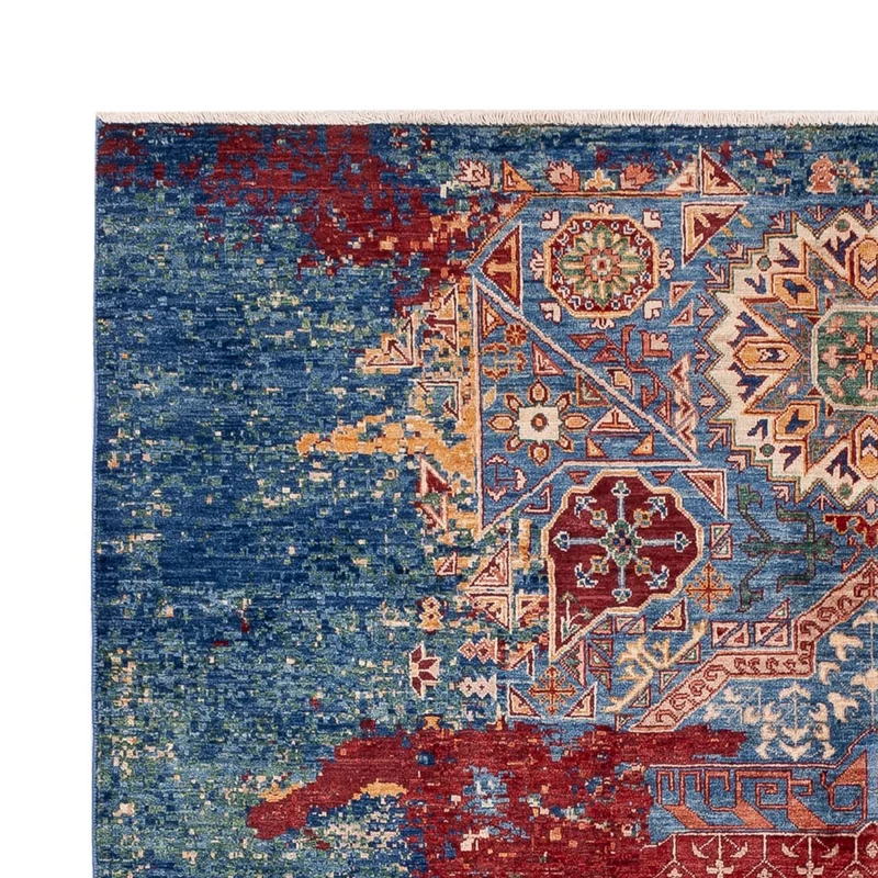 Designer Teppich 176x230cm - mehrfarbig
