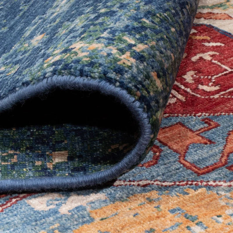 Designer Teppich 176x230cm - mehrfarbig