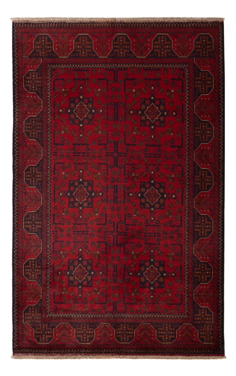 Khal Mohammadi Teppich 126x201cm - Orientteppich - rot