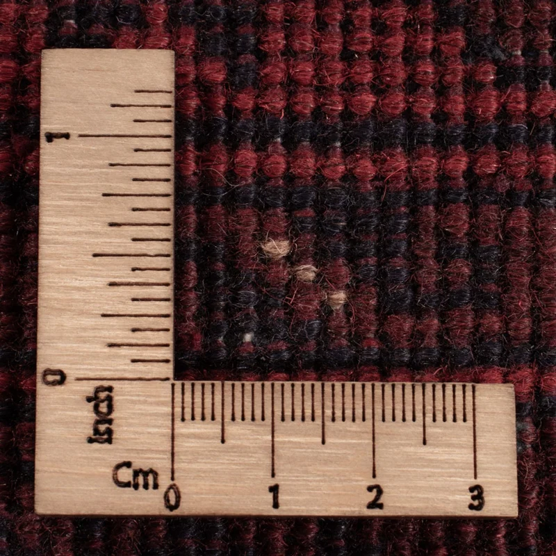 Afghan Teppich - Kunduz - 125 x 193 cm - dunkelrot