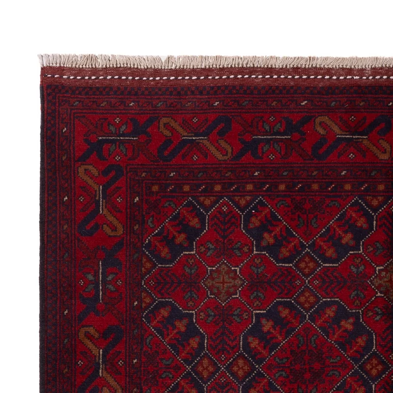 Khal Mohammadi Teppich 123x196cm - Orientteppich - dunkelrot