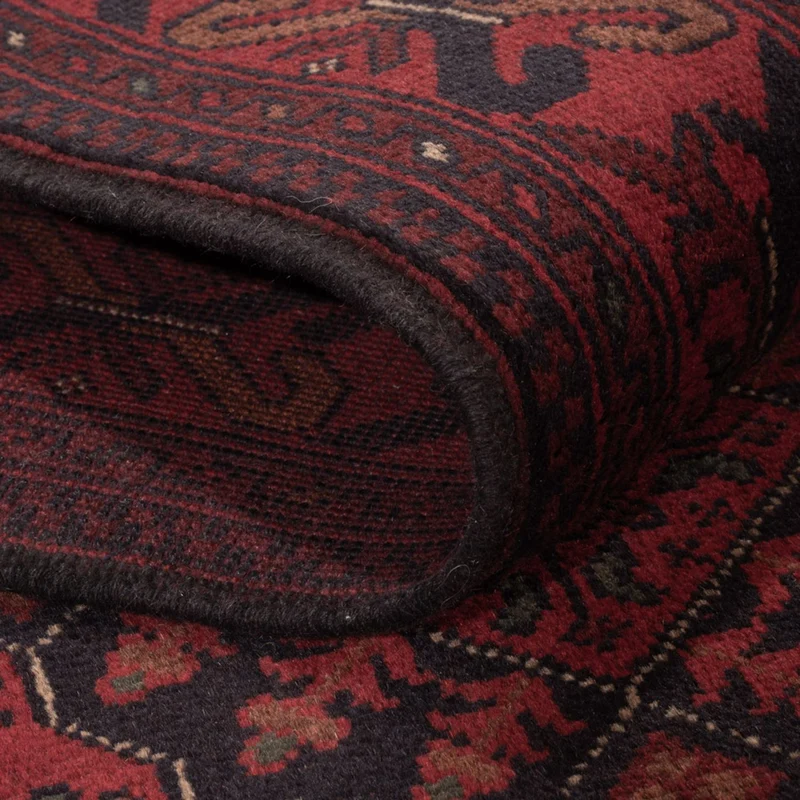 Khal Mohammadi Teppich 123x196cm - Orientteppich - dunkelrot