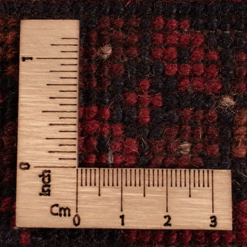 Afghan Teppich - Kunduz - 125 x 195 cm - dunkelrot