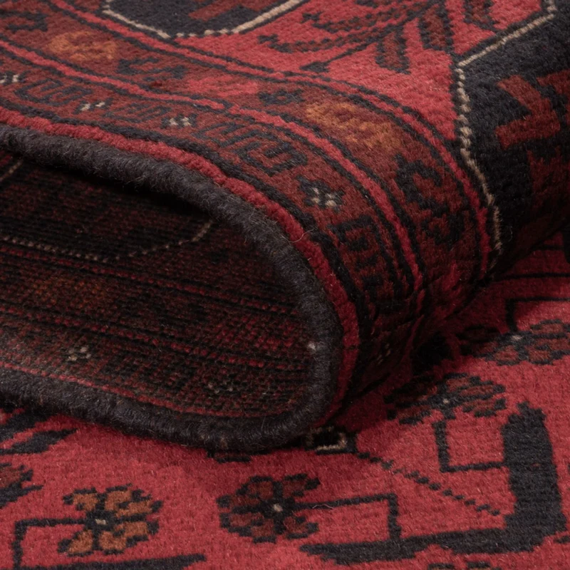 Khal Mohammadi Teppich 129x189cm - Orientteppich - dunkelrot