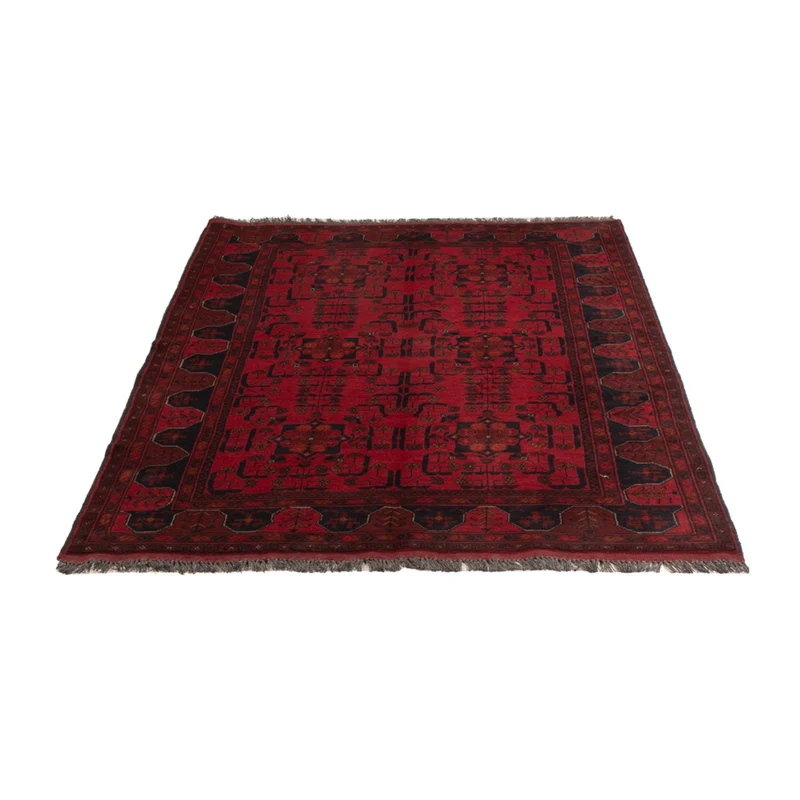 Khal Mohammadi Teppich 129x189cm - Orientteppich - dunkelrot