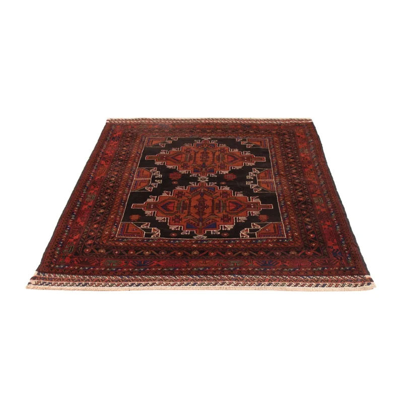 Belutsch Teppich - 130 x 193 cm - dunkelrot