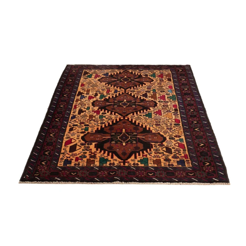 Belutsch Teppich 116x197cm - Orientteppich - beige