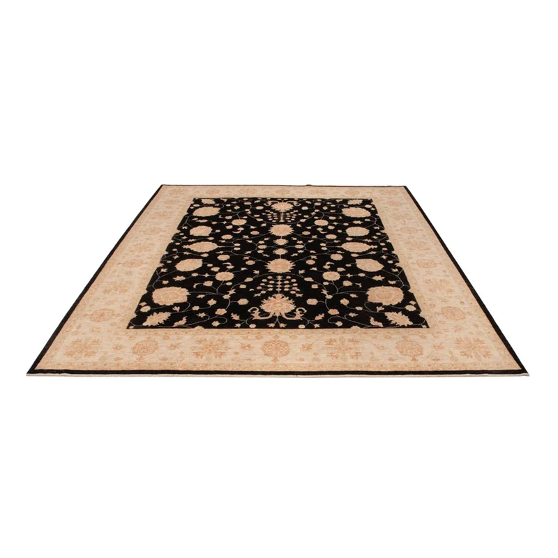Ziegler Teppich 258x303cm - Orientteppich - schwarz