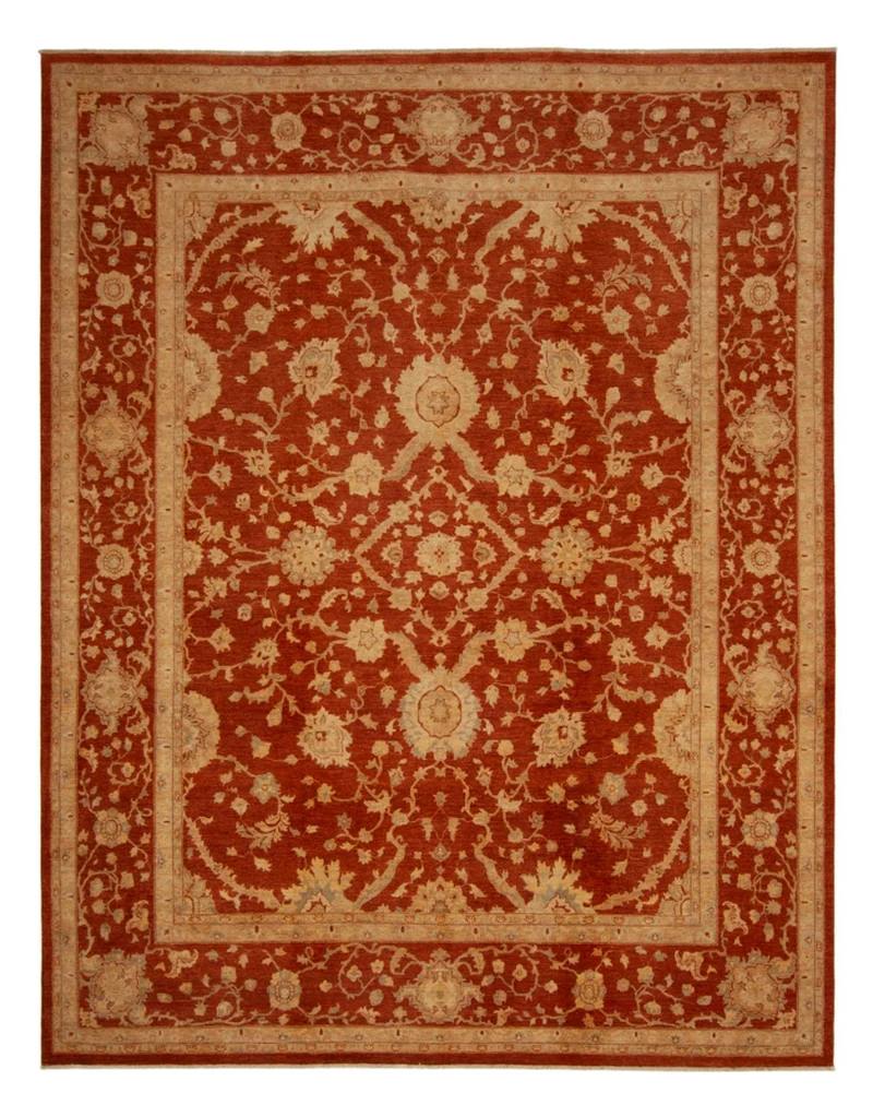 Ziegler Teppich 349x443cm - Orientteppich - rost