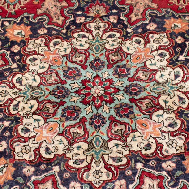 Täbriz Teppich 343x434cm - Perserteppich - rot