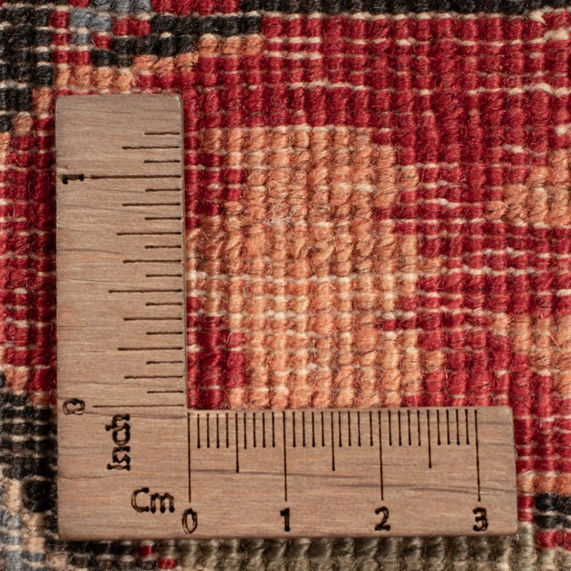 Designer Teppich 251x309cm - weinrot