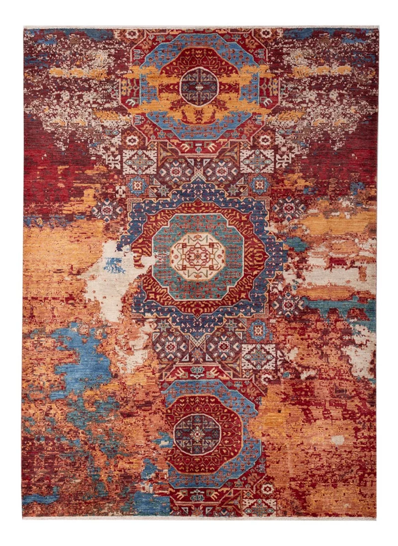 Designer Teppich 172x233cm - mehrfarbig
