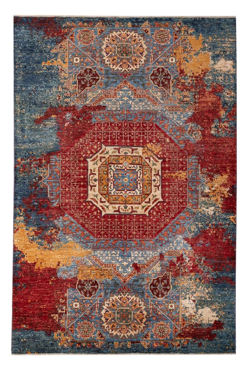 Designer Teppich 168x239cm - mehrfarbig