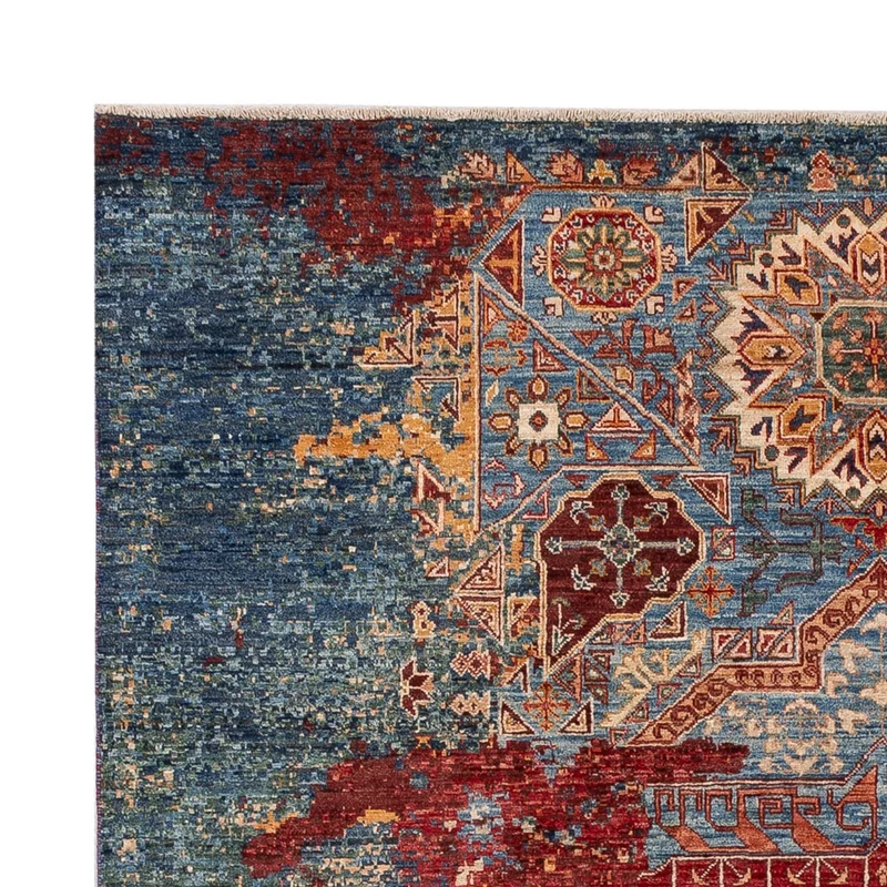 Designer Teppich 168x239cm - mehrfarbig