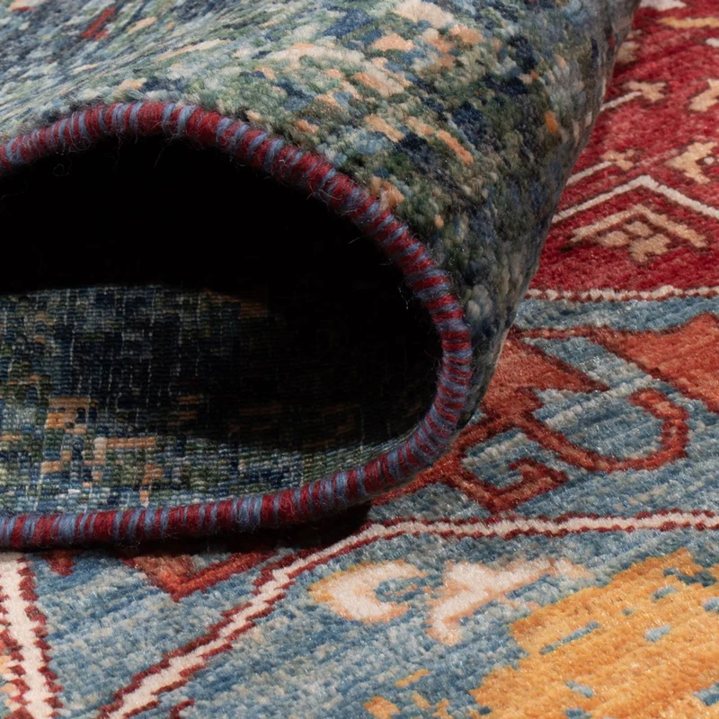 Designer Teppich 168x239cm - mehrfarbig
