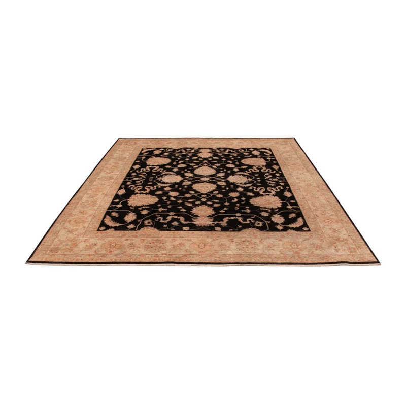 Ziegler Teppich 247x295cm - Orientteppich - schwarz