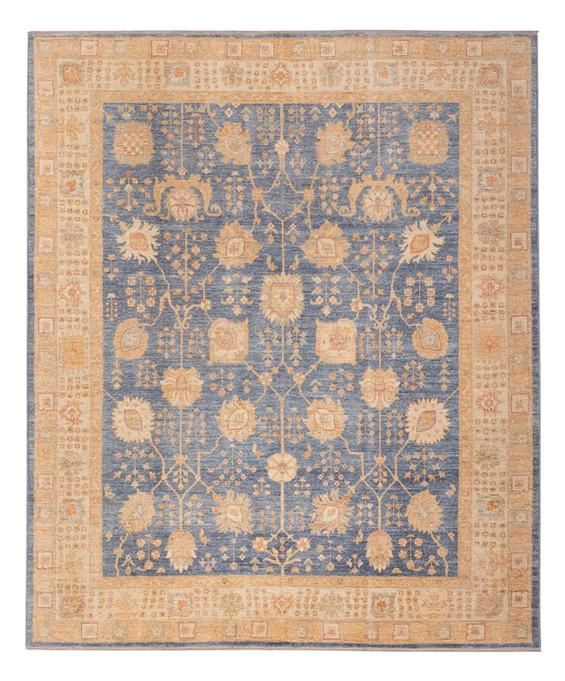 Ziegler Teppich 249x292cm - Orientteppich - blau