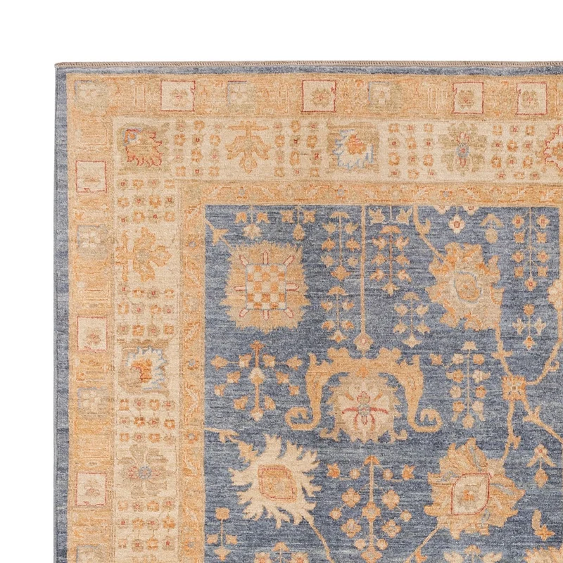 Ziegler Teppich 249x292cm - Orientteppich - blau