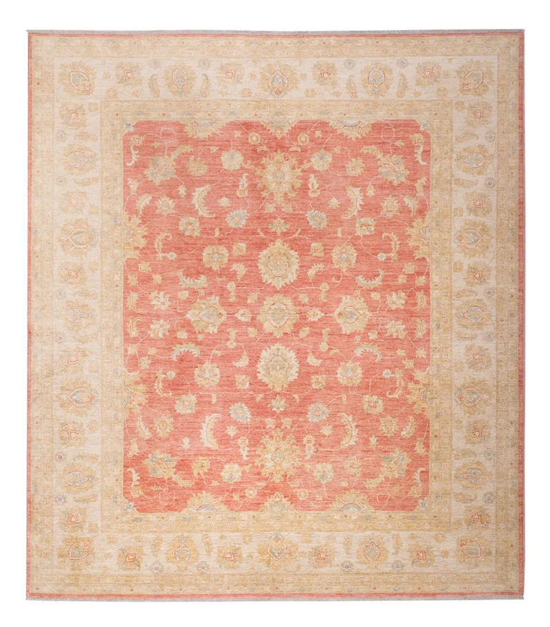 Ziegler Teppich 250x291cm - Orientteppich - hellrot
