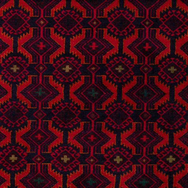 Belutsch Teppich 107x180cm - Orientteppich - dunkelrot