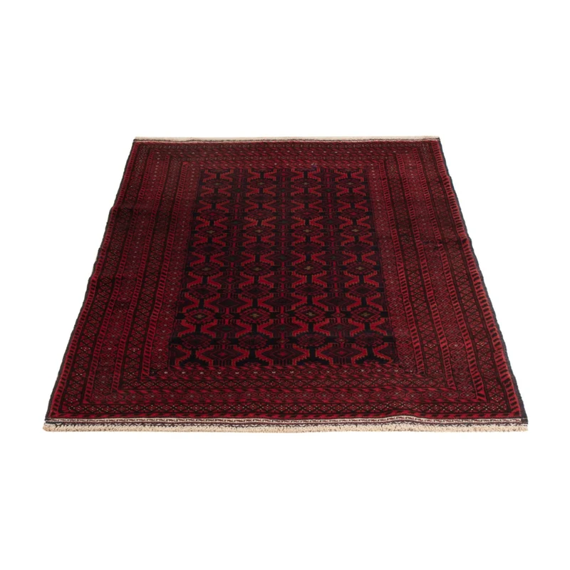 Belutsch Teppich 107x180cm - Orientteppich - dunkelrot