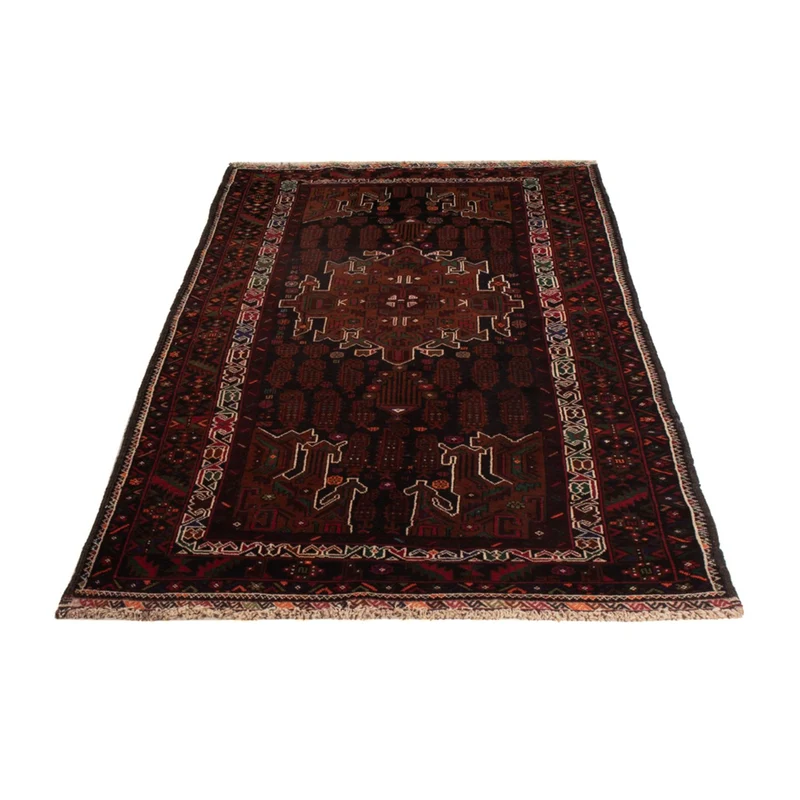 Läufer Belutsch - 103 x 222 cm - dunkelrot