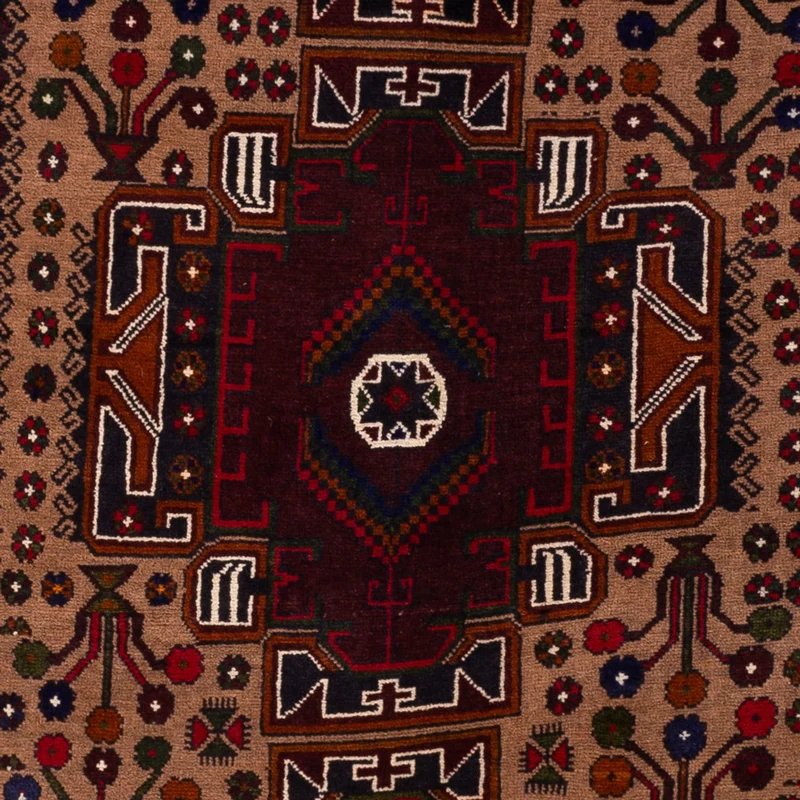 Läufer Belutsch - 107 x 209 cm - rost