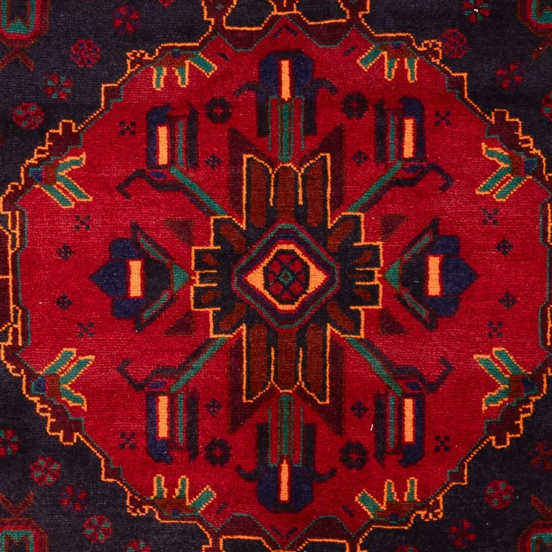 Belutsch Teppich - 127 x 207 cm - dunkelrot