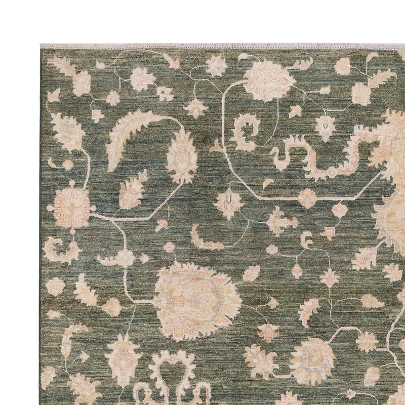 Ziegler Modern Teppich 251x308cm - Orientteppich - grün