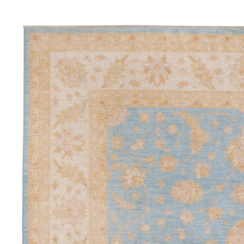 Ziegler Teppich 258x302cm - Orientteppich - hellblau