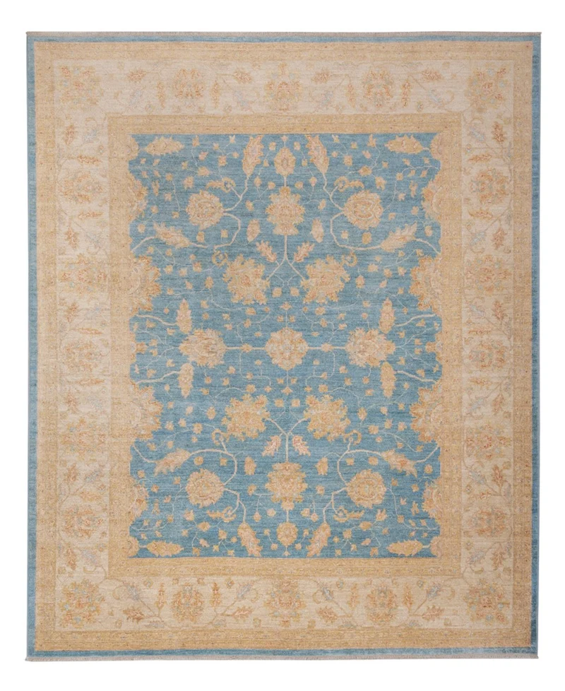 Ziegler Teppich 252x308cm - Orientteppich - hellblau