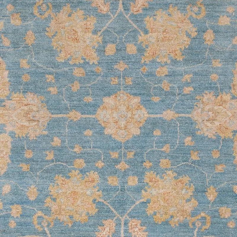 Ziegler Teppich 252x308cm - Orientteppich - hellblau