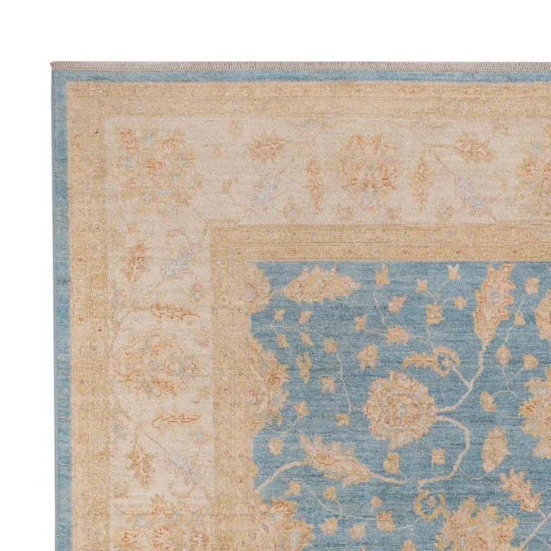 Ziegler Teppich 252x308cm - Orientteppich - hellblau