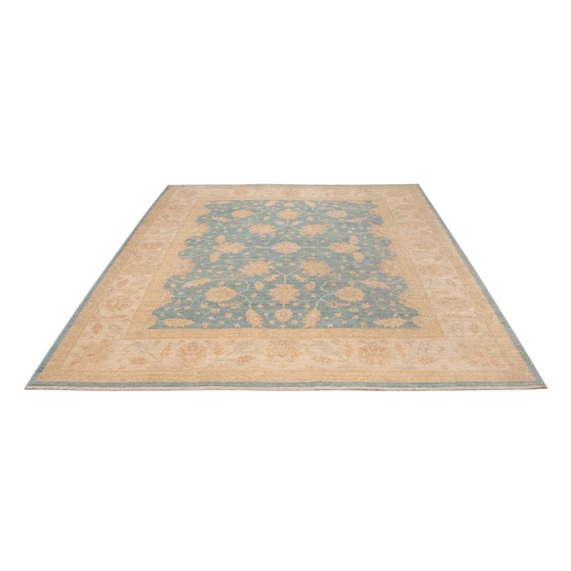 Ziegler Teppich 252x308cm - Orientteppich - hellblau