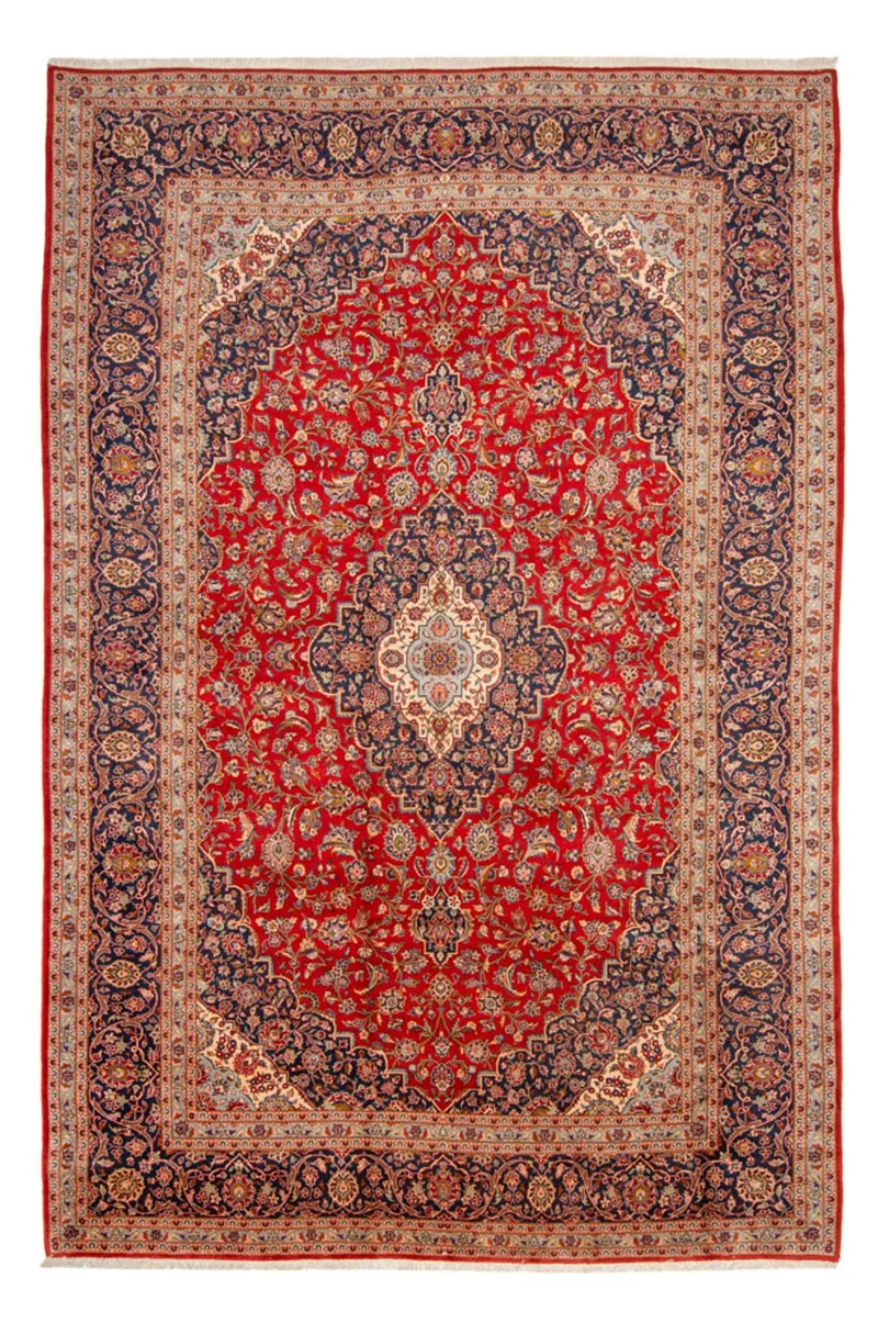 Keshan Teppich 296x467cm - Perserteppich - rot