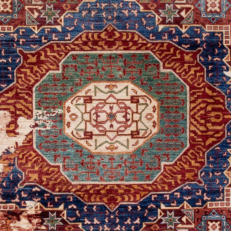 Designer Teppich 245x305cm - mehrfarbig