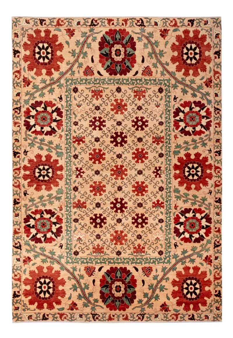 Ariana Teppich 212x319cm - Orientteppich - beige
