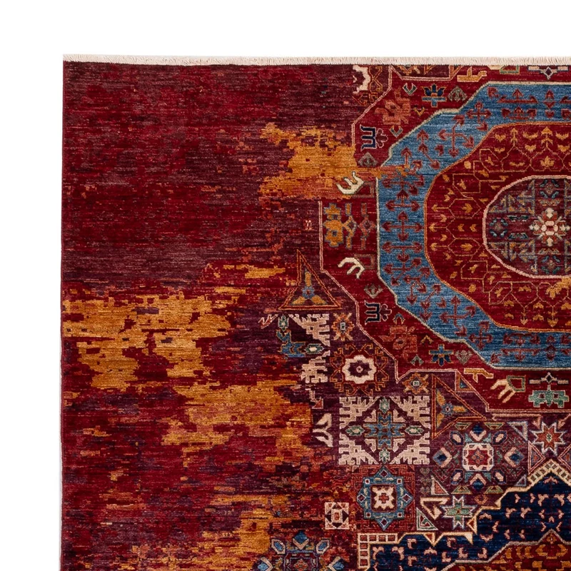 Designer Teppich 237x304cm - mehrfarbig