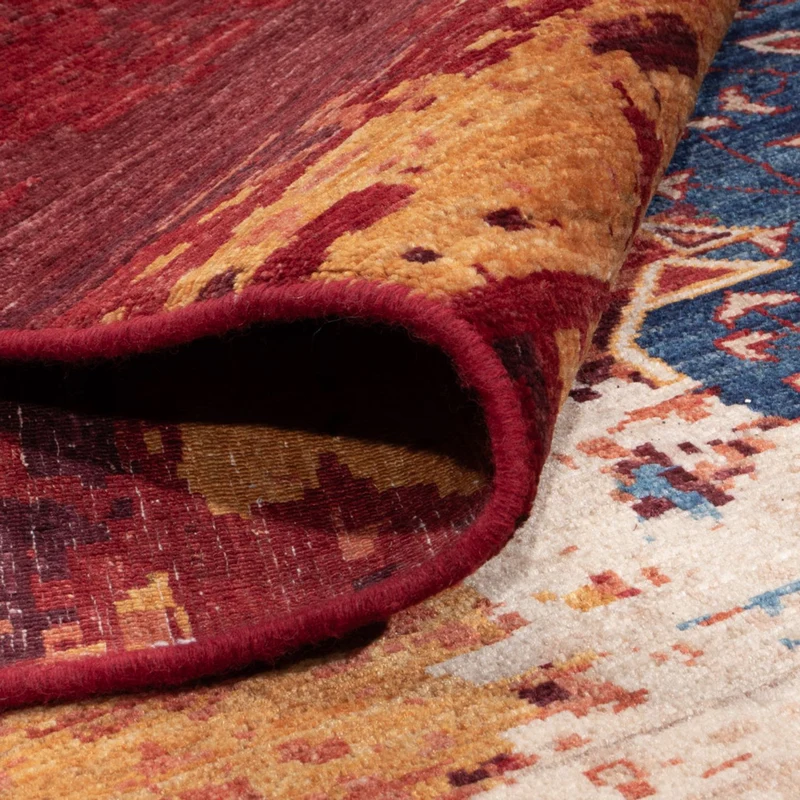 Designer Teppich 237x304cm - mehrfarbig