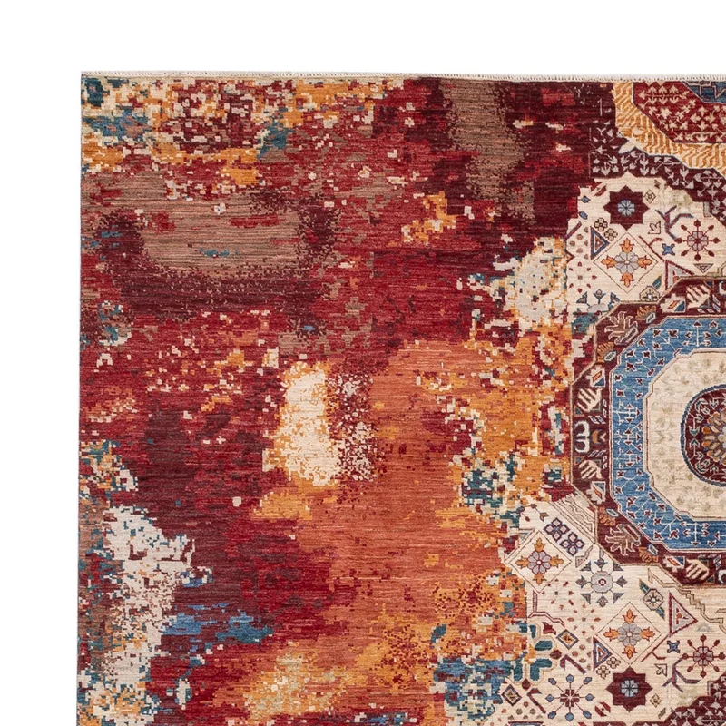 Designer Teppich 247x292cm - mehrfarbig