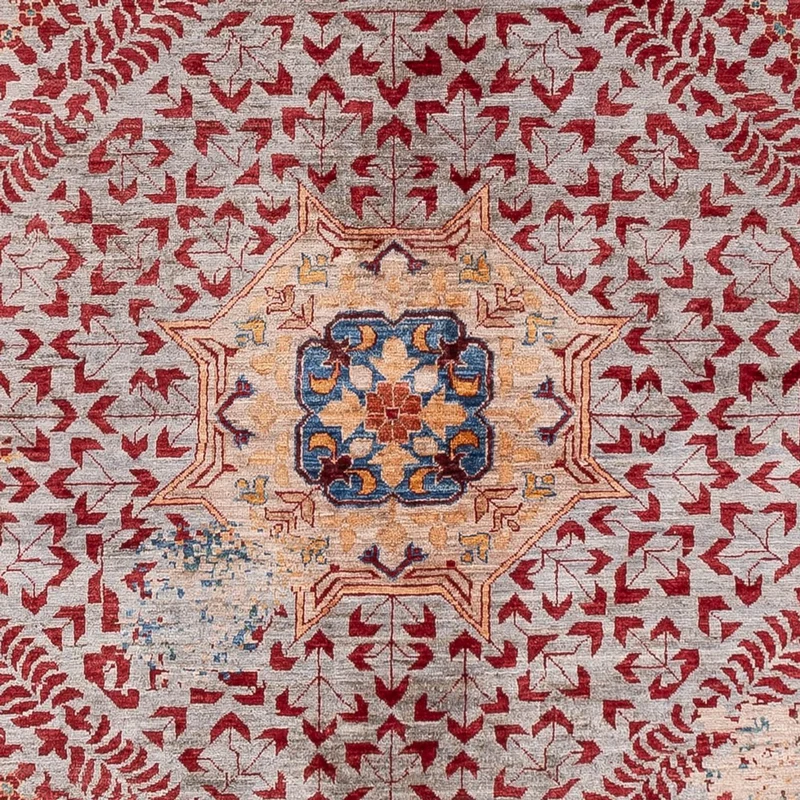 Designer Teppich 244x290cm - mehrfarbig