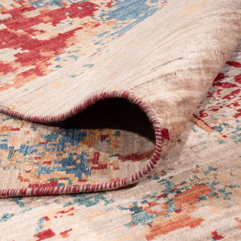 Designer Teppich 244x290cm - mehrfarbig