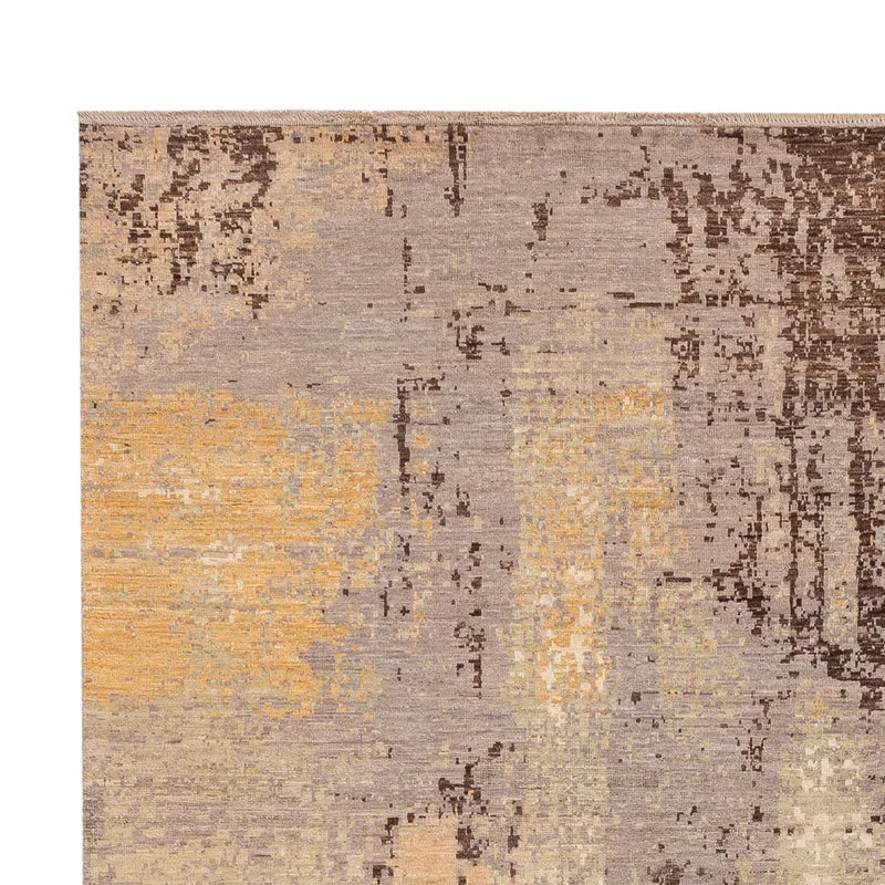 Designer Teppich - 209 x 300 cm - silber