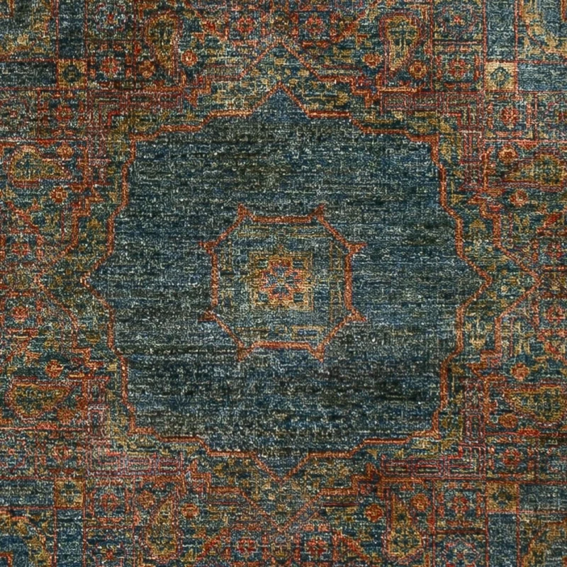 Ziegler Teppich - Ariana - 153 x 201 cm - seeblau